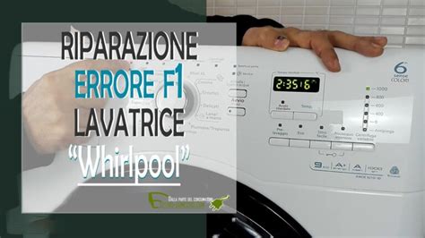 Errore E1 F9 sulla lavatrice Hotpoint Ariston: come risolvere il .